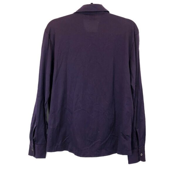 Hugo Boss Long Sleeve Button Down Purple Opera M - Picture 8 of 8